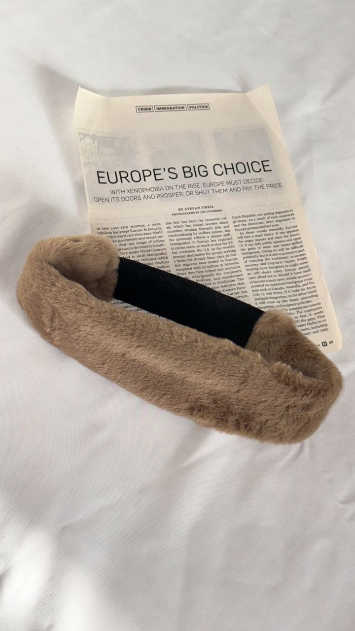 نمای دیگر از هد روسی رنگ قهوه ای تدی