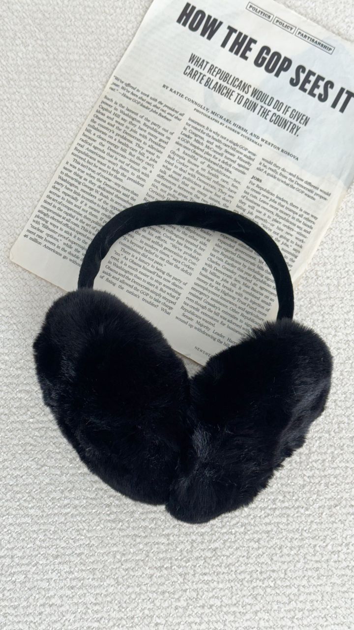 نمای دیگر از گوشگیر وارداتی رنگ مشکی