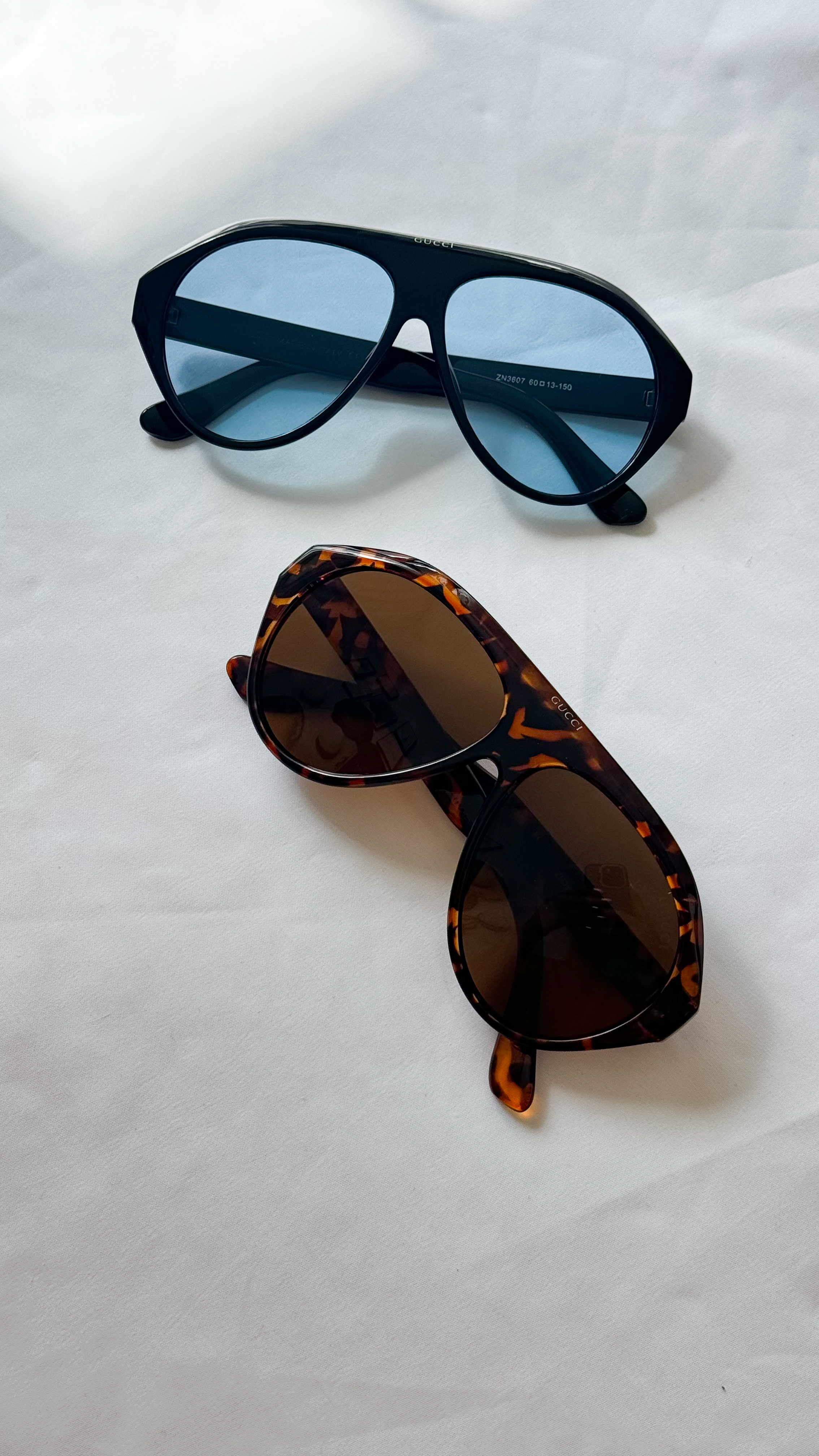 نمای دیگر از عینک خلبانی گوچی