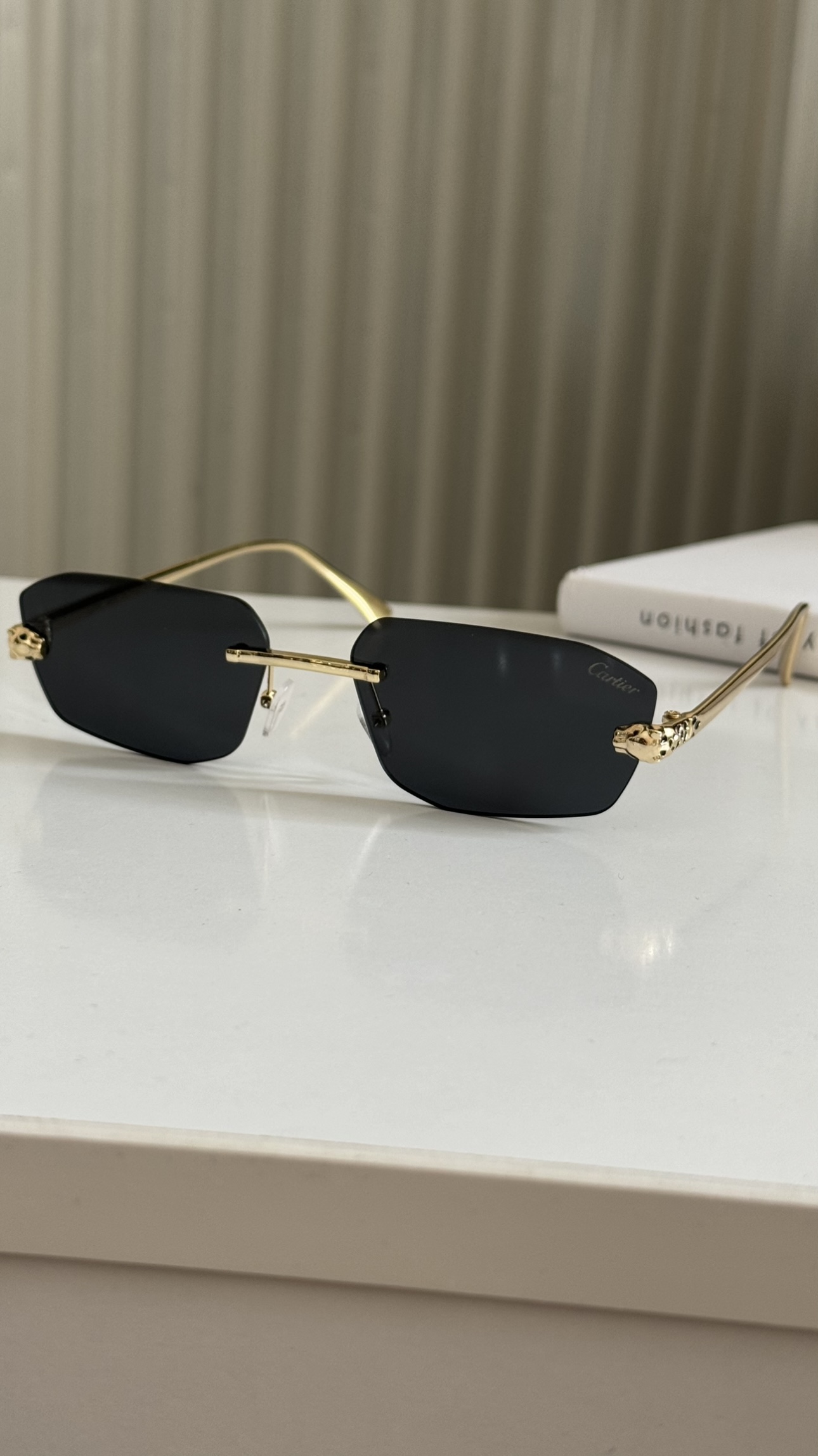 عینک فریملس مستطیل Cartier