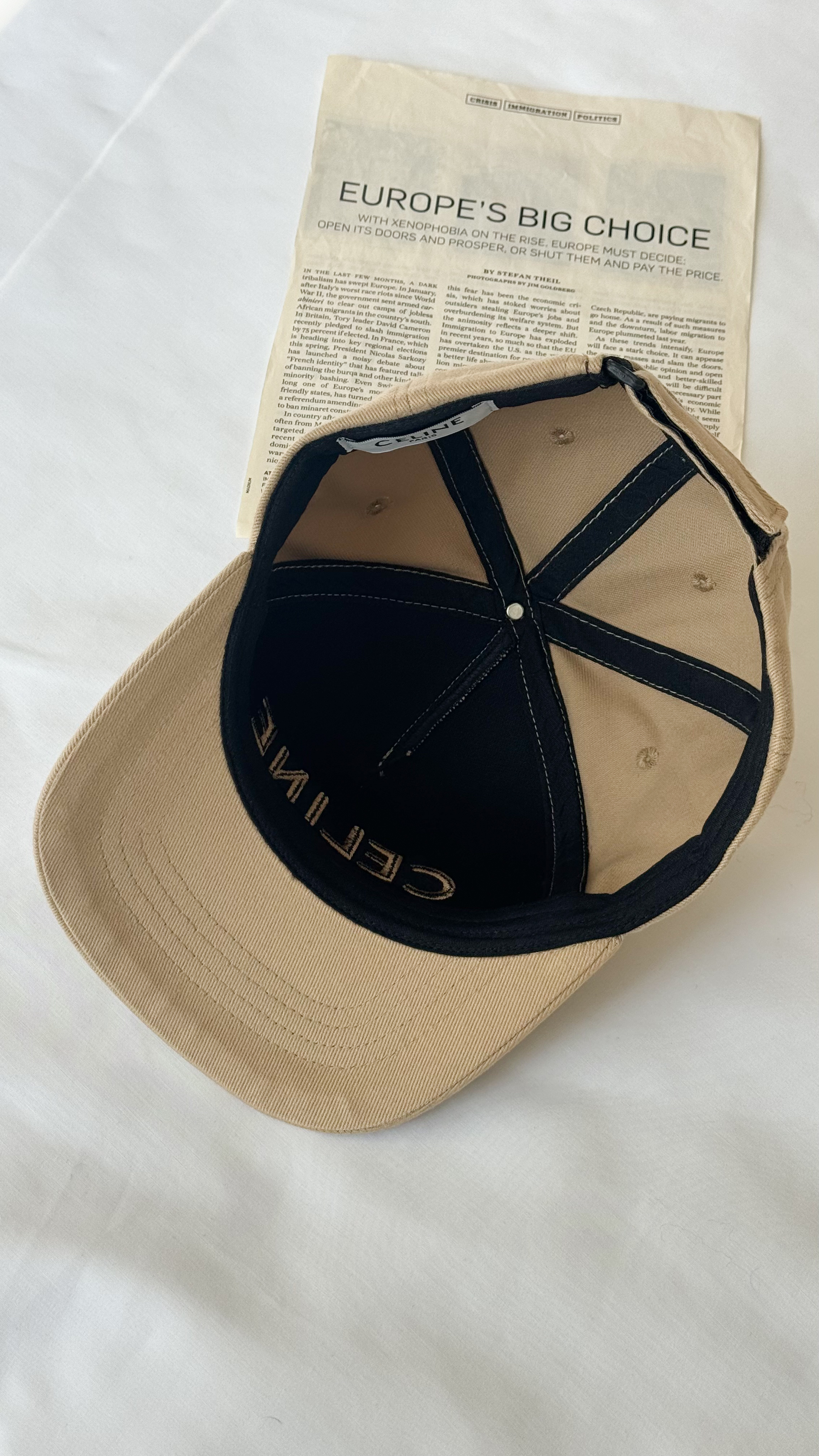 نمای دیگر از کلاه سلین