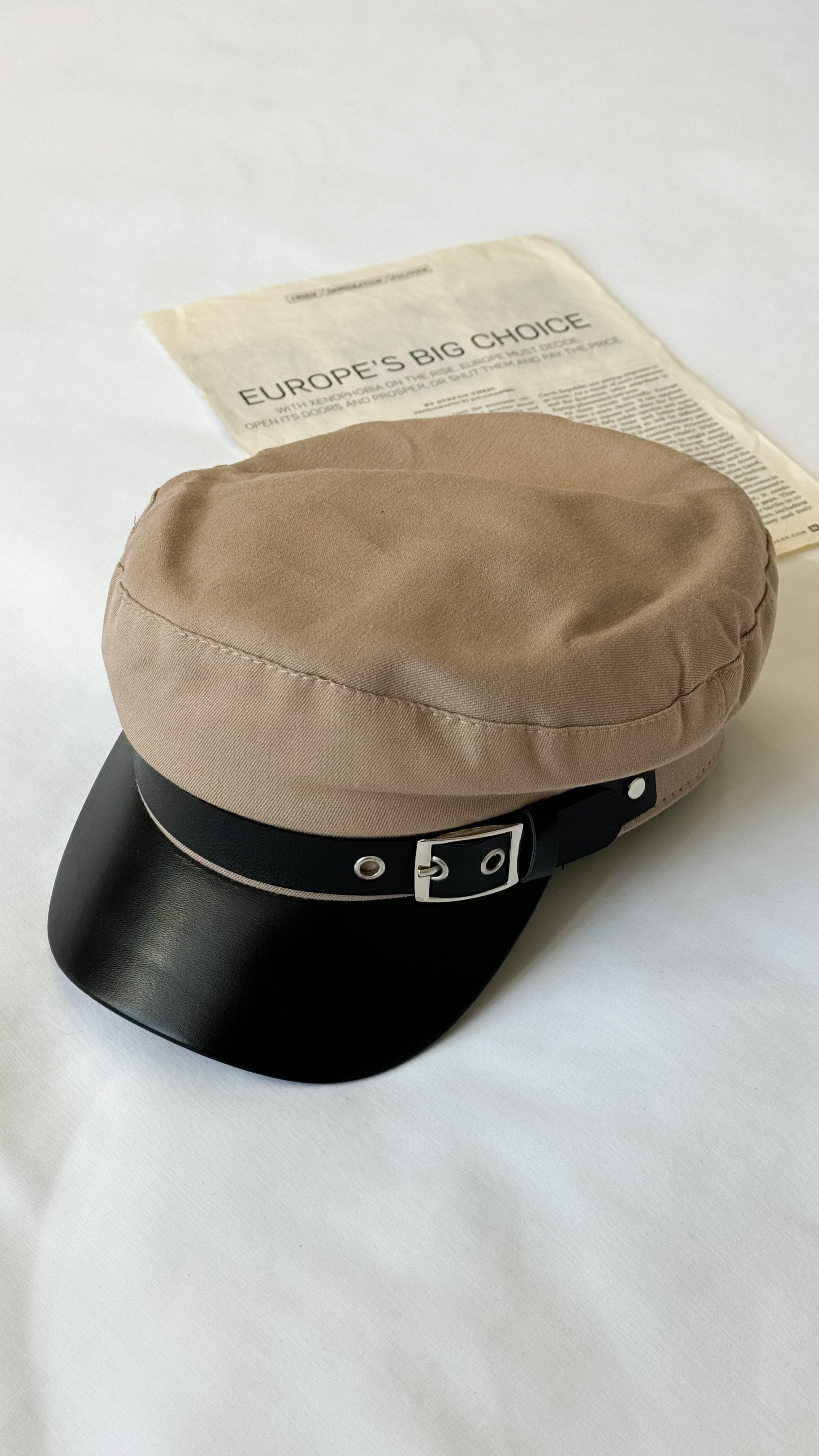 کلاه کاپیتانی سگک چرم