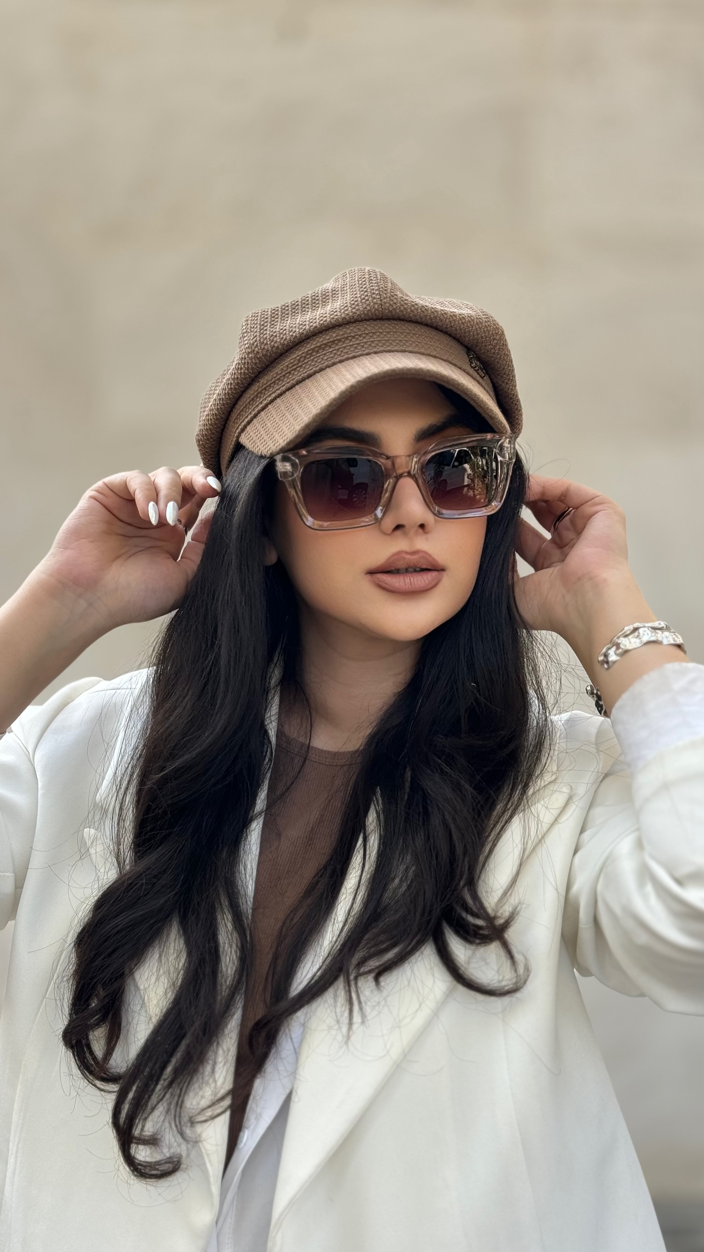 نمای دیگر از عینک زنانه سلین فریم کائوچو UV400
