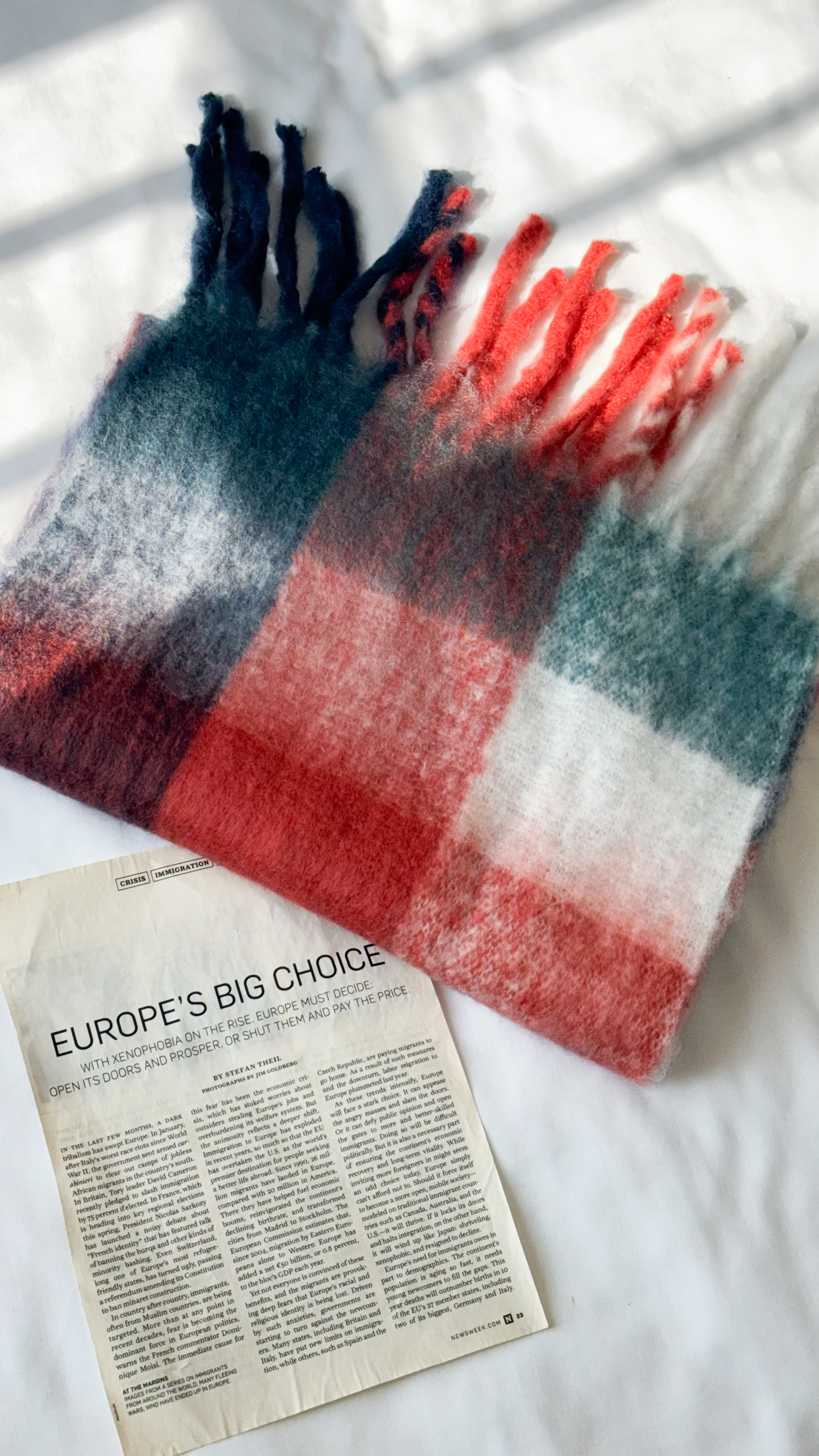 بیگ اسکارف چهارخونه پینترستی 1