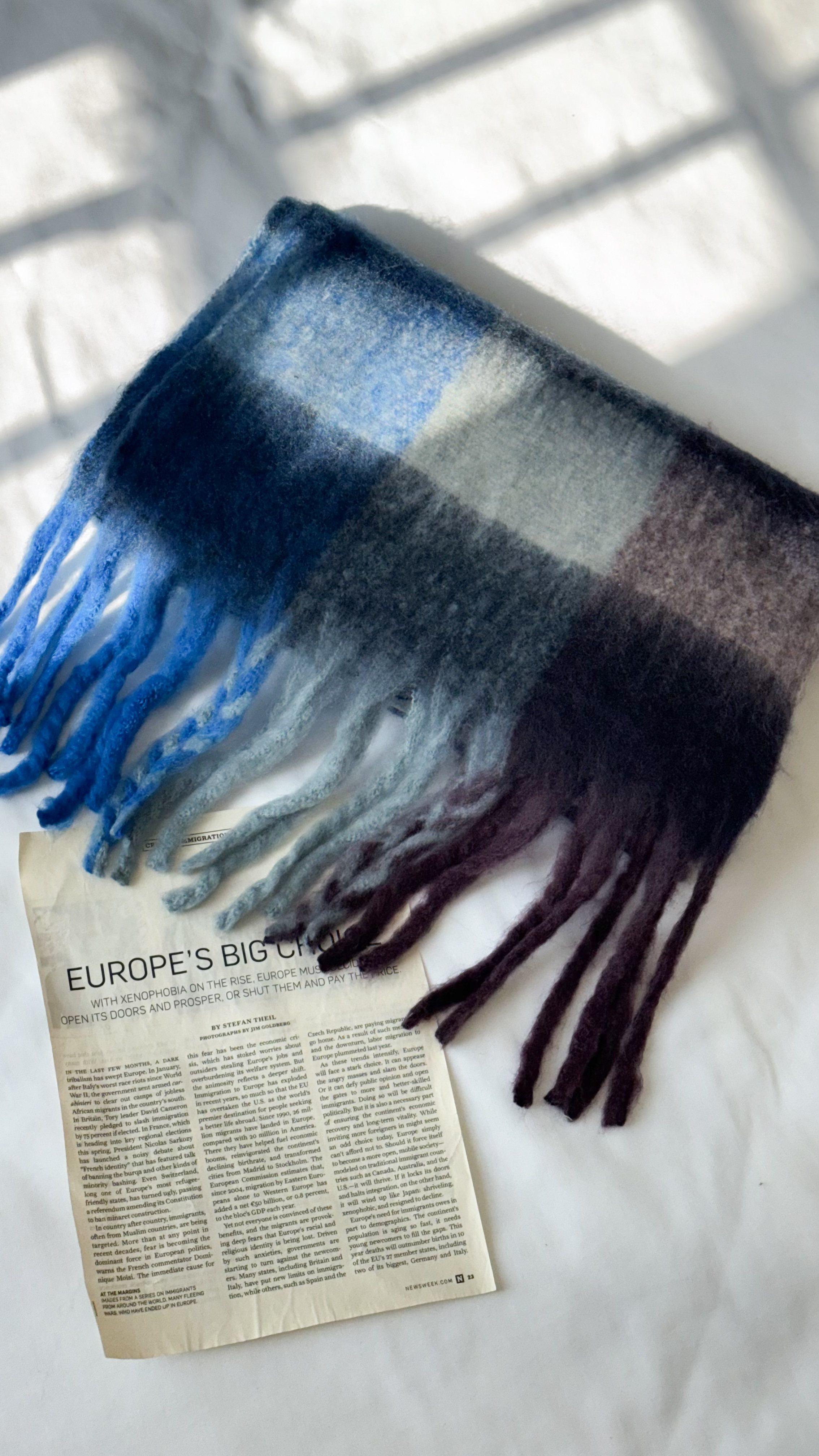 بیگ اسکارف چهارخونه پینترستی 2