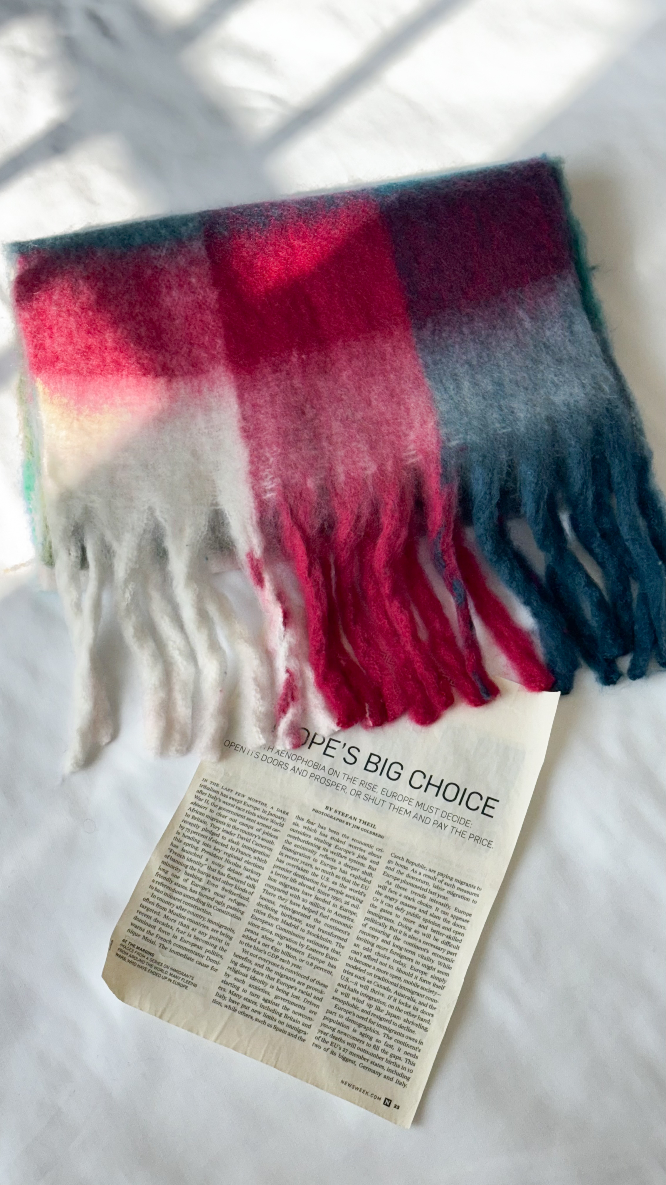 بیگ اسکارف چهارخونه پینترستی 10