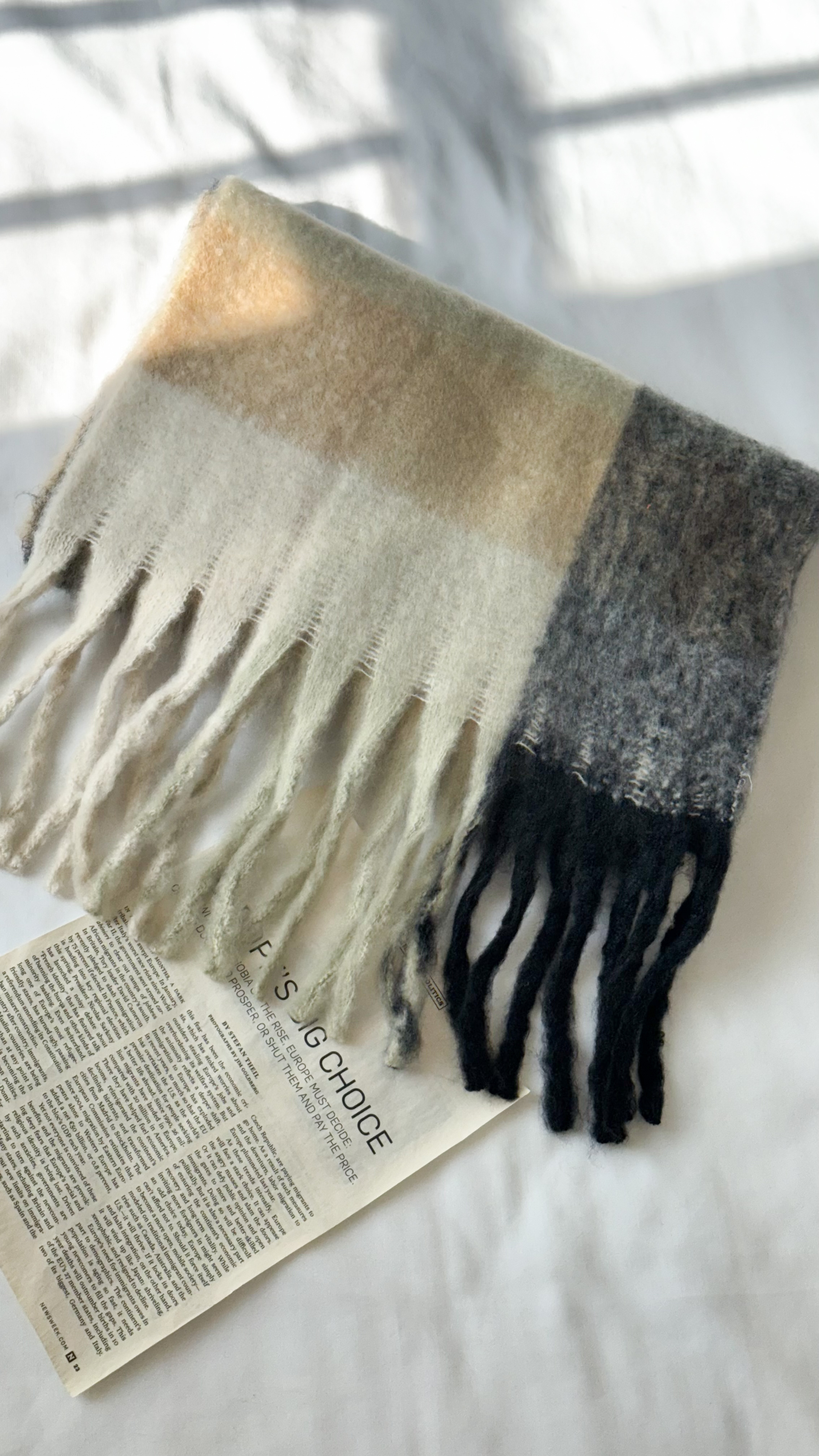 بیگ اسکارف چهارخونه پینترستی 4