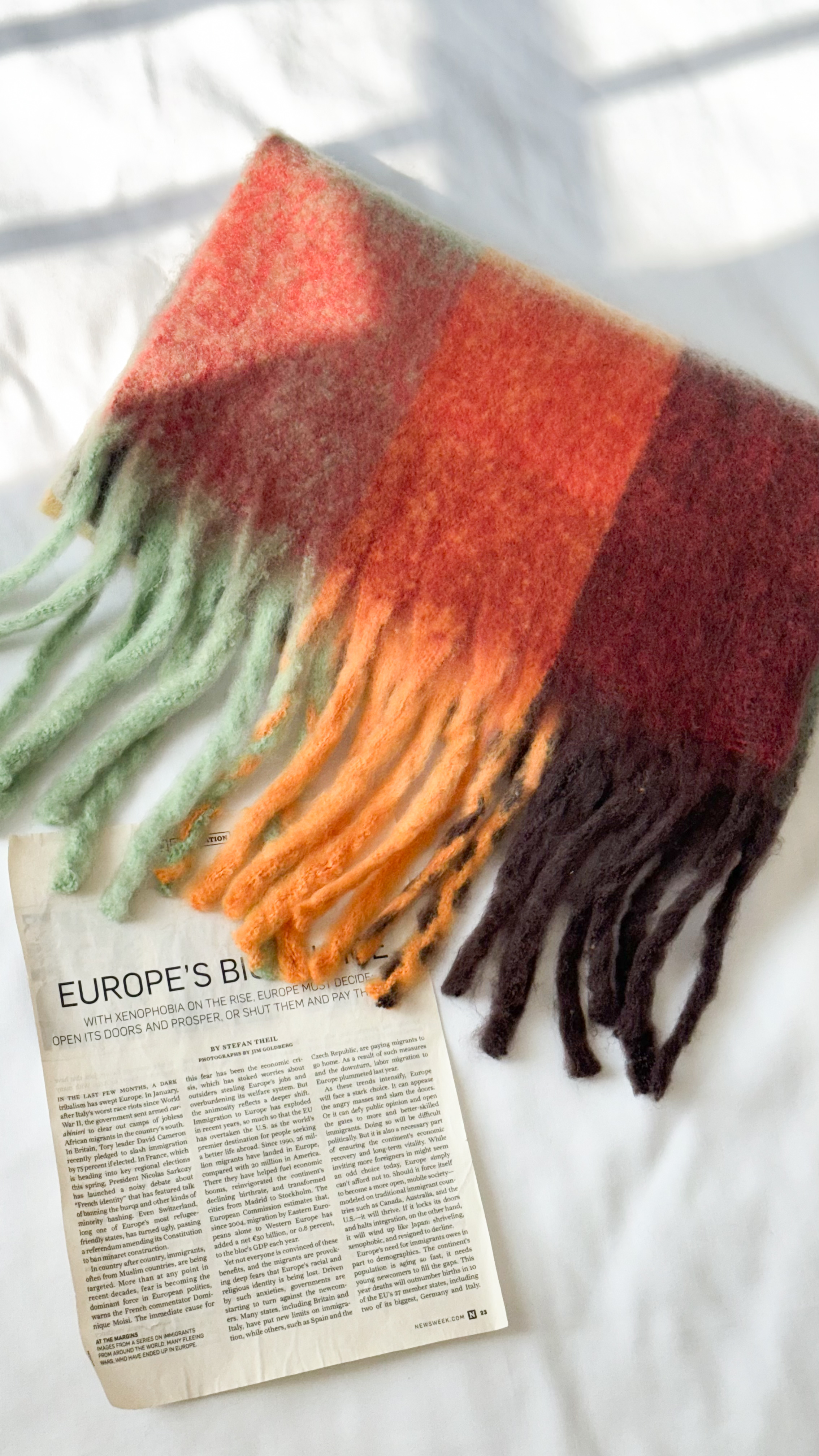 بیگ اسکارف چهارخونه پینترستی 6