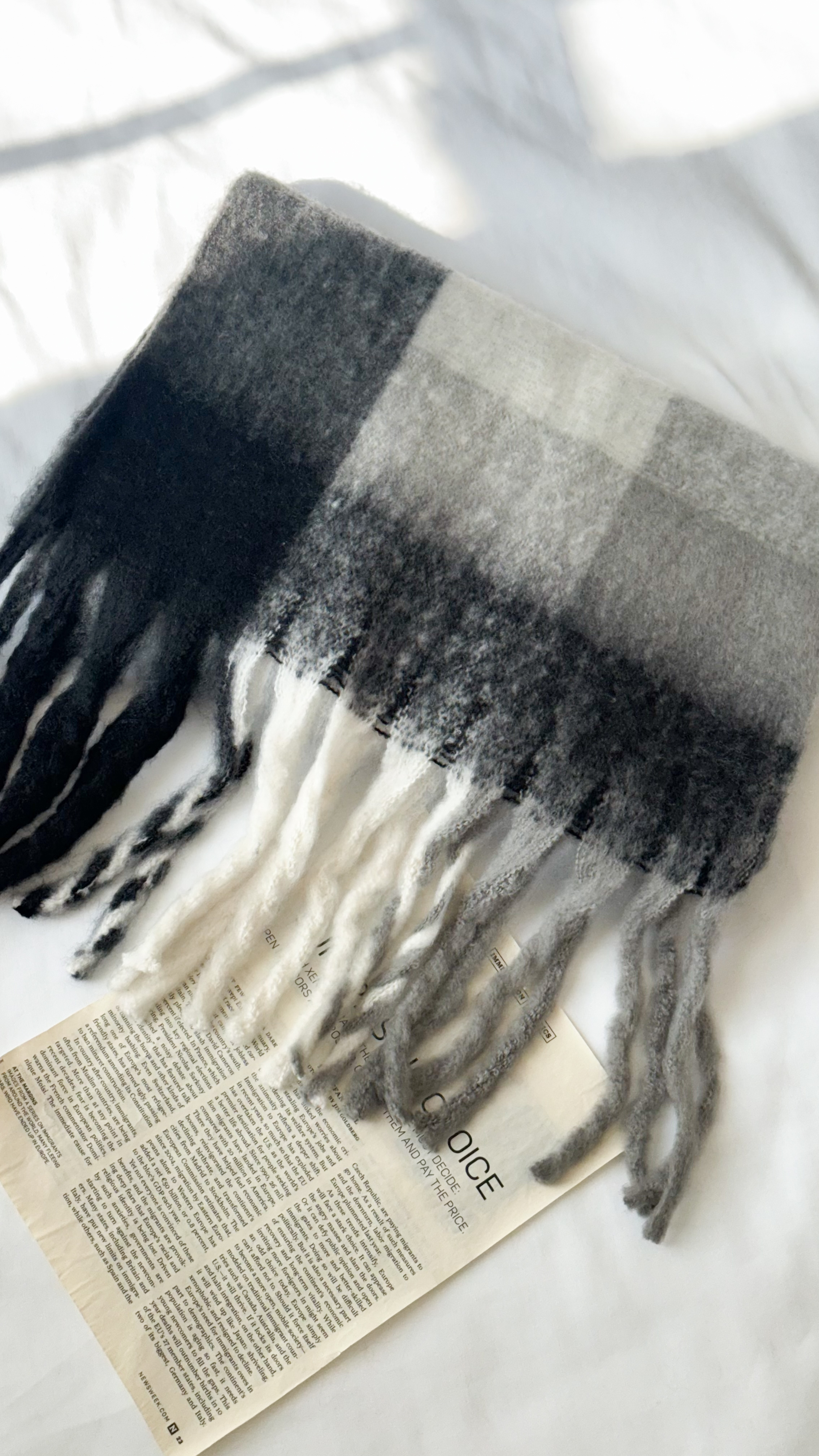 بیگ اسکارف چهارخونه پینترستی 7