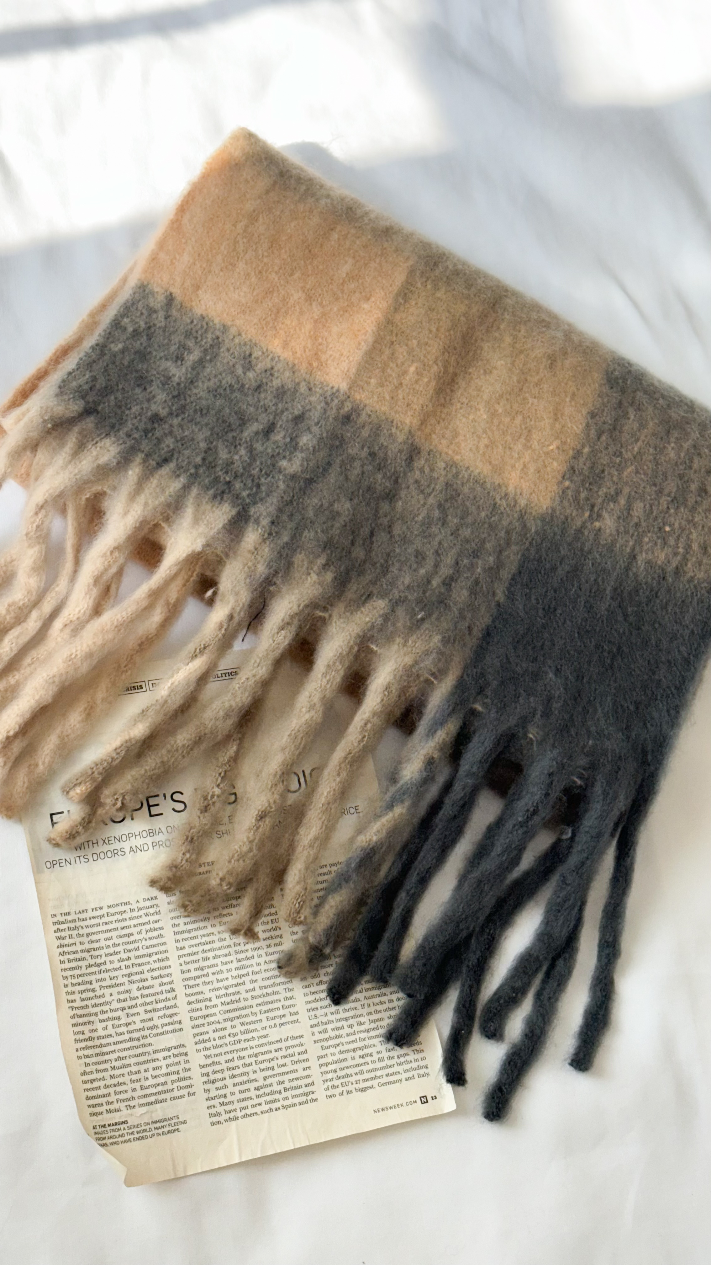 بیگ اسکارف چهارخونه پینترستی 8