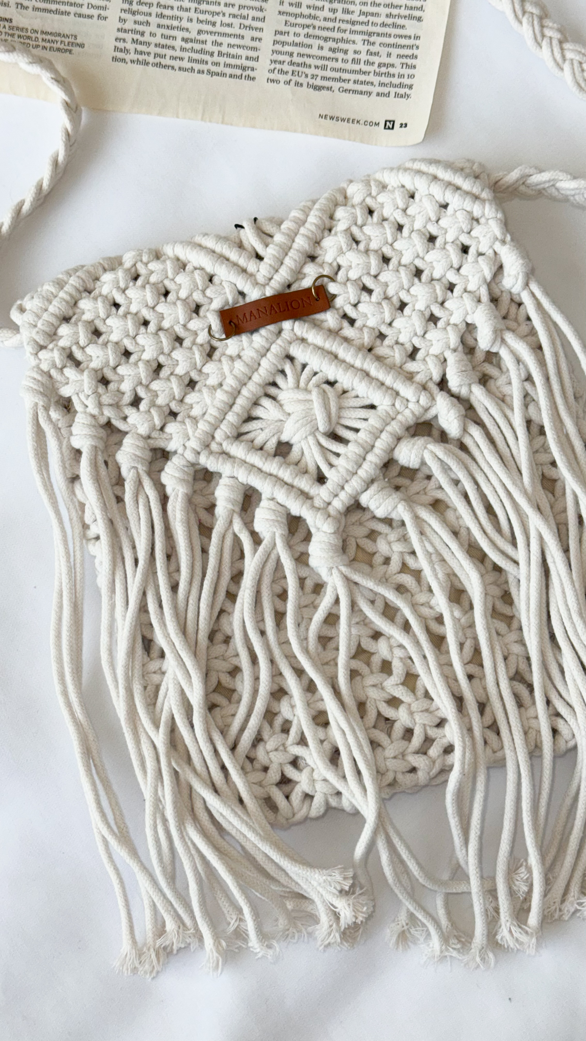 کیف مکرومه ریش