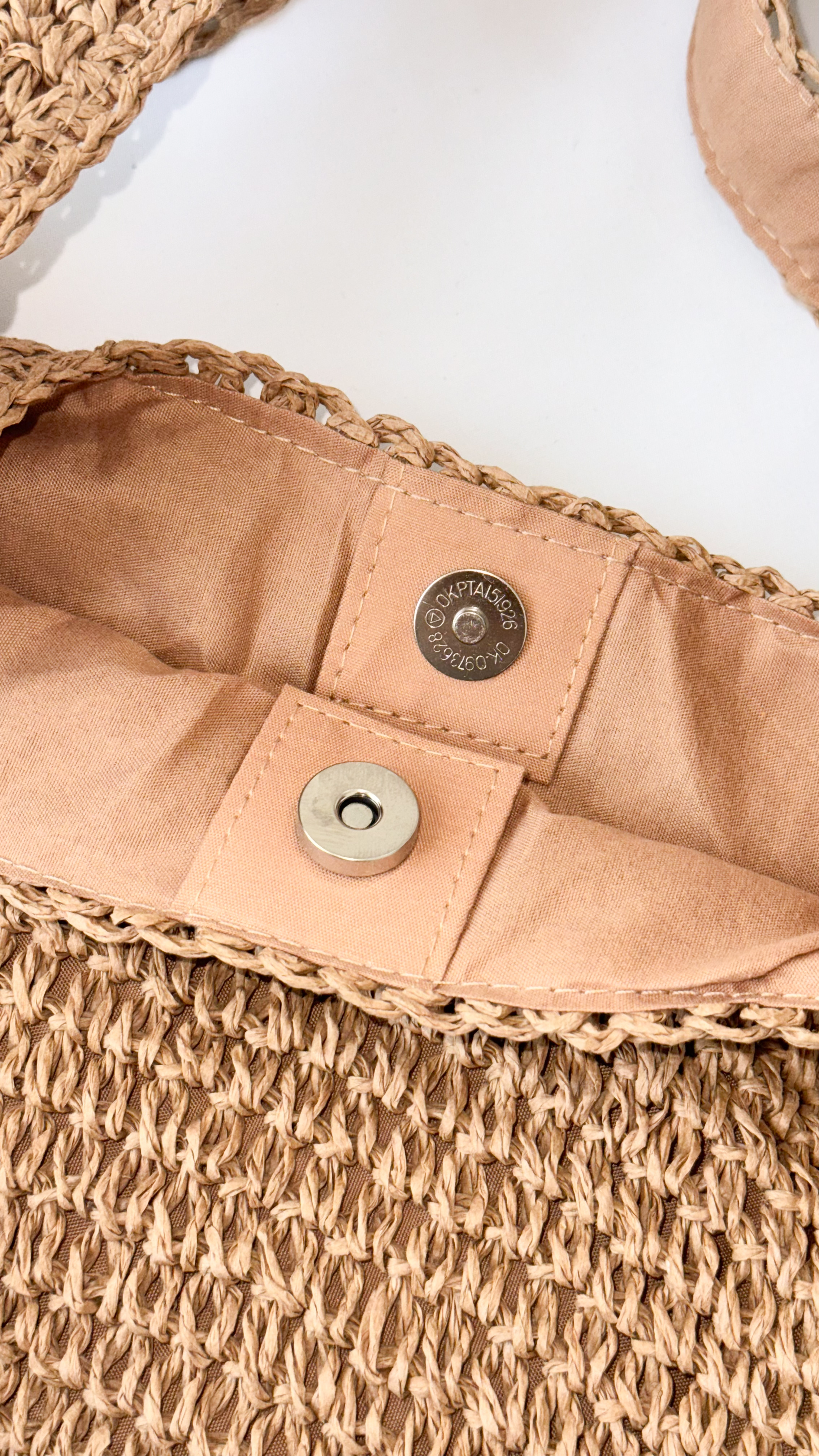 نمای دیگر از کیف رافیا کد 02