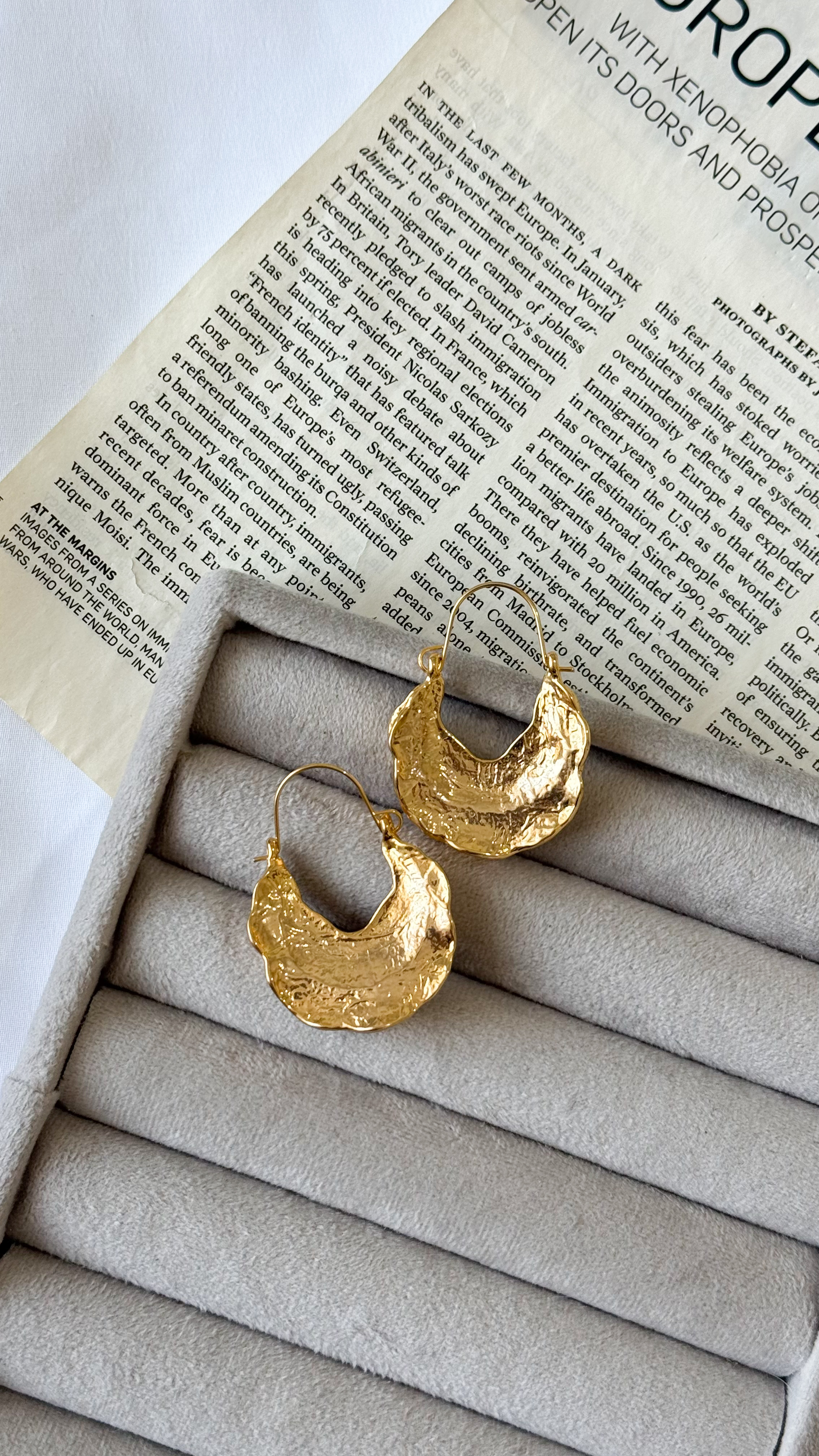 گوشواره دفرمه چکشی