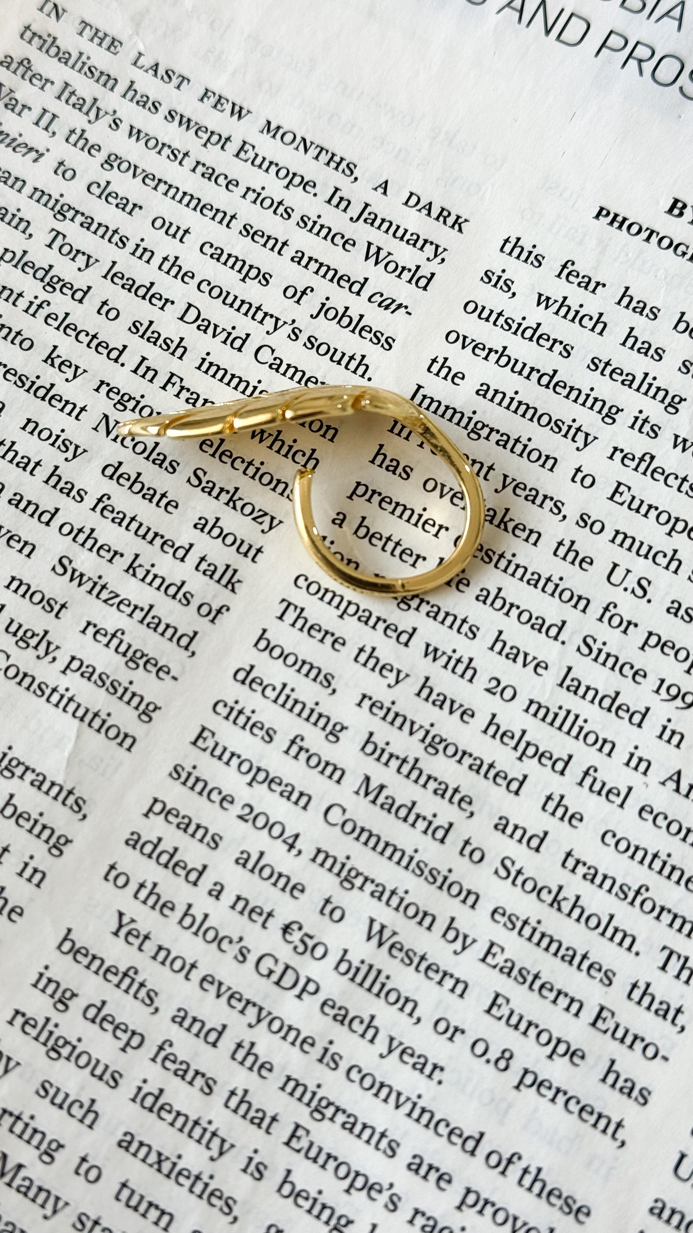 نمای دیگر از انگشتر های طلایی