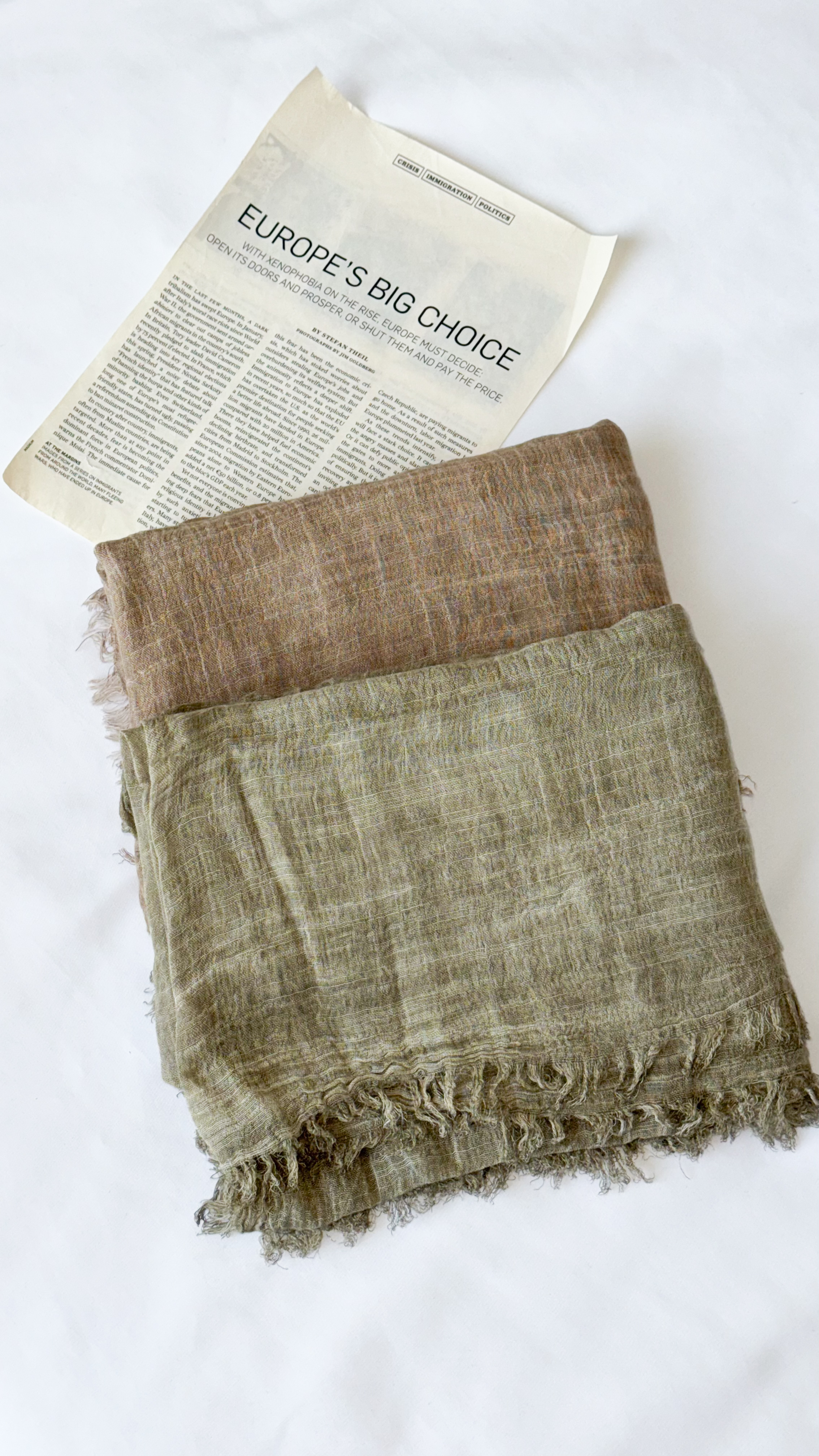 شال لینن نچرال