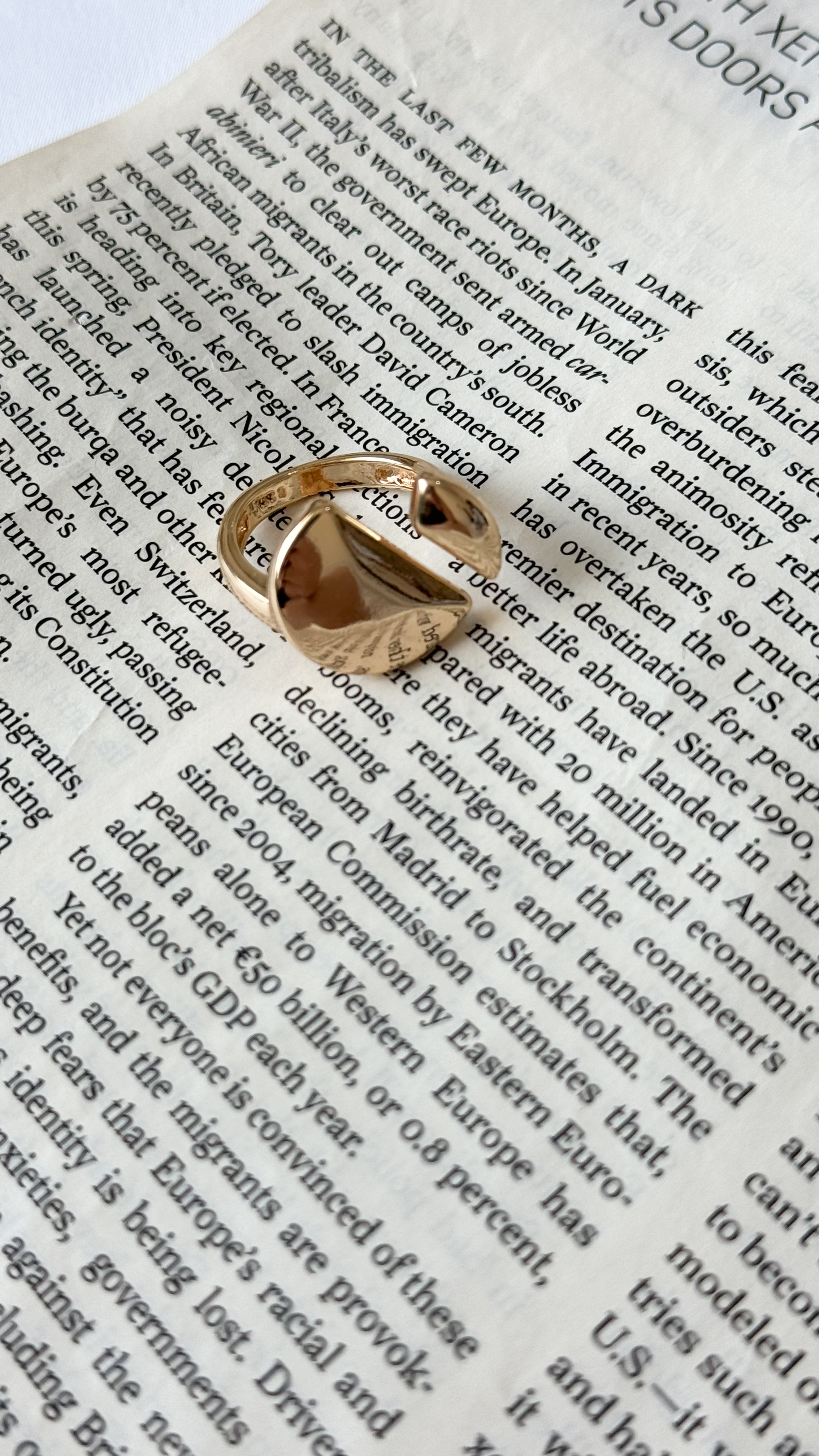 نمای دیگر از انگشتر های رزگلد