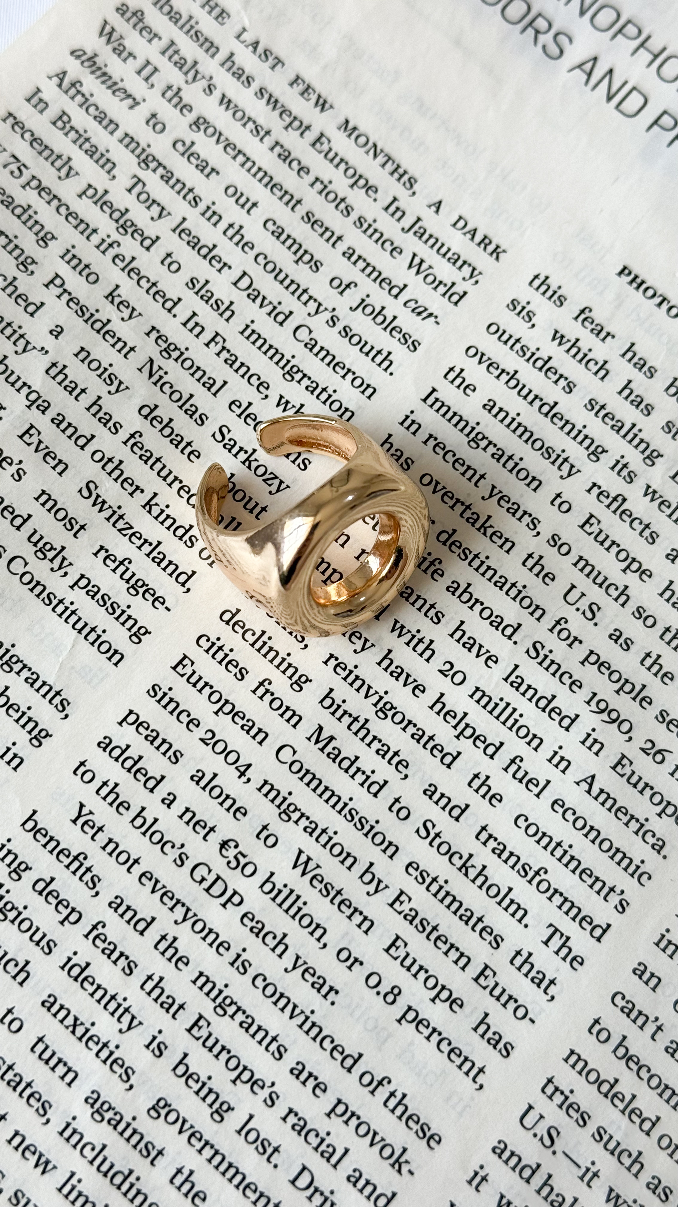 نمای دیگر از انگشتر های رزگلد