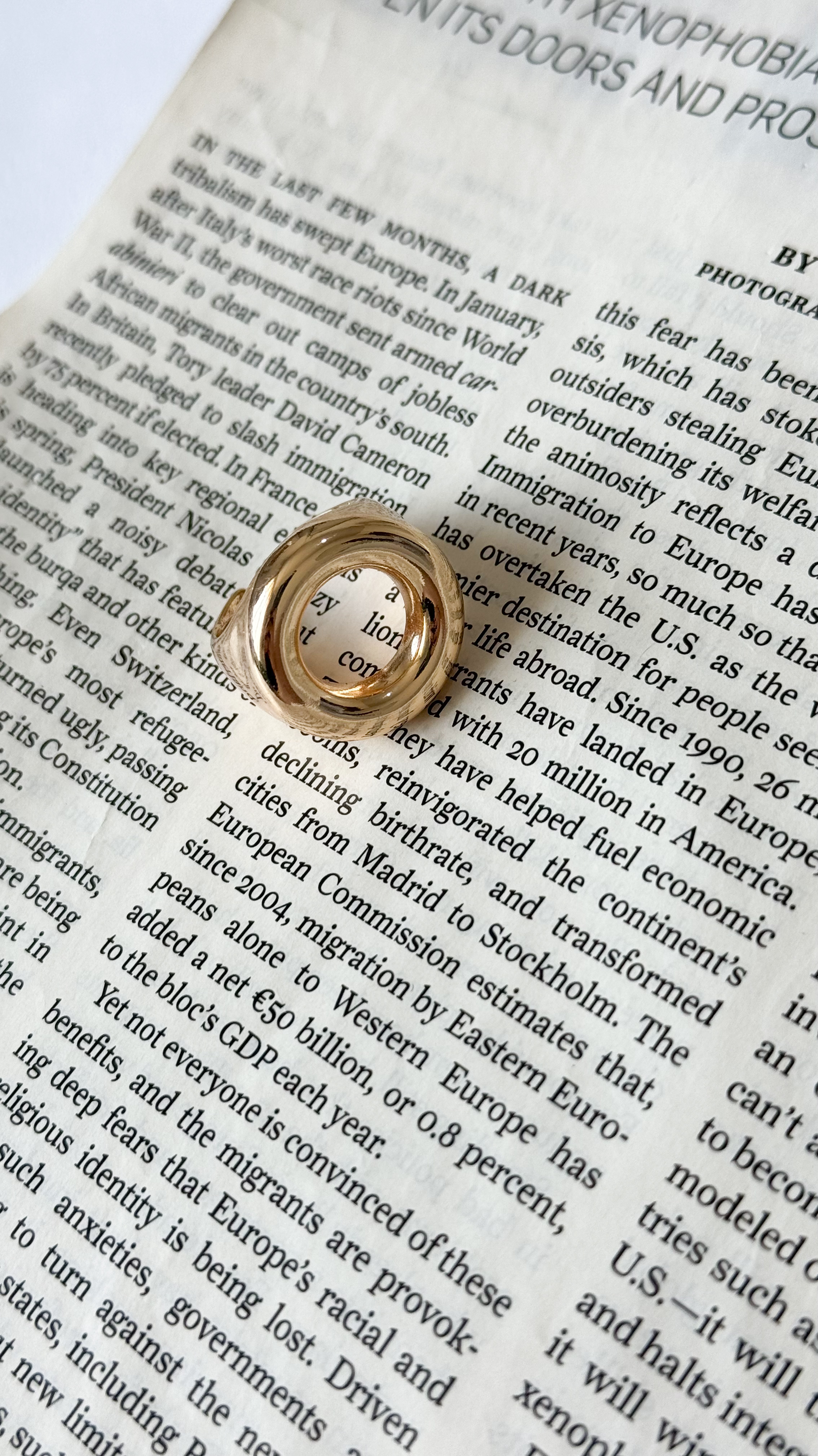 نمای دیگر از انگشتر های رزگلد