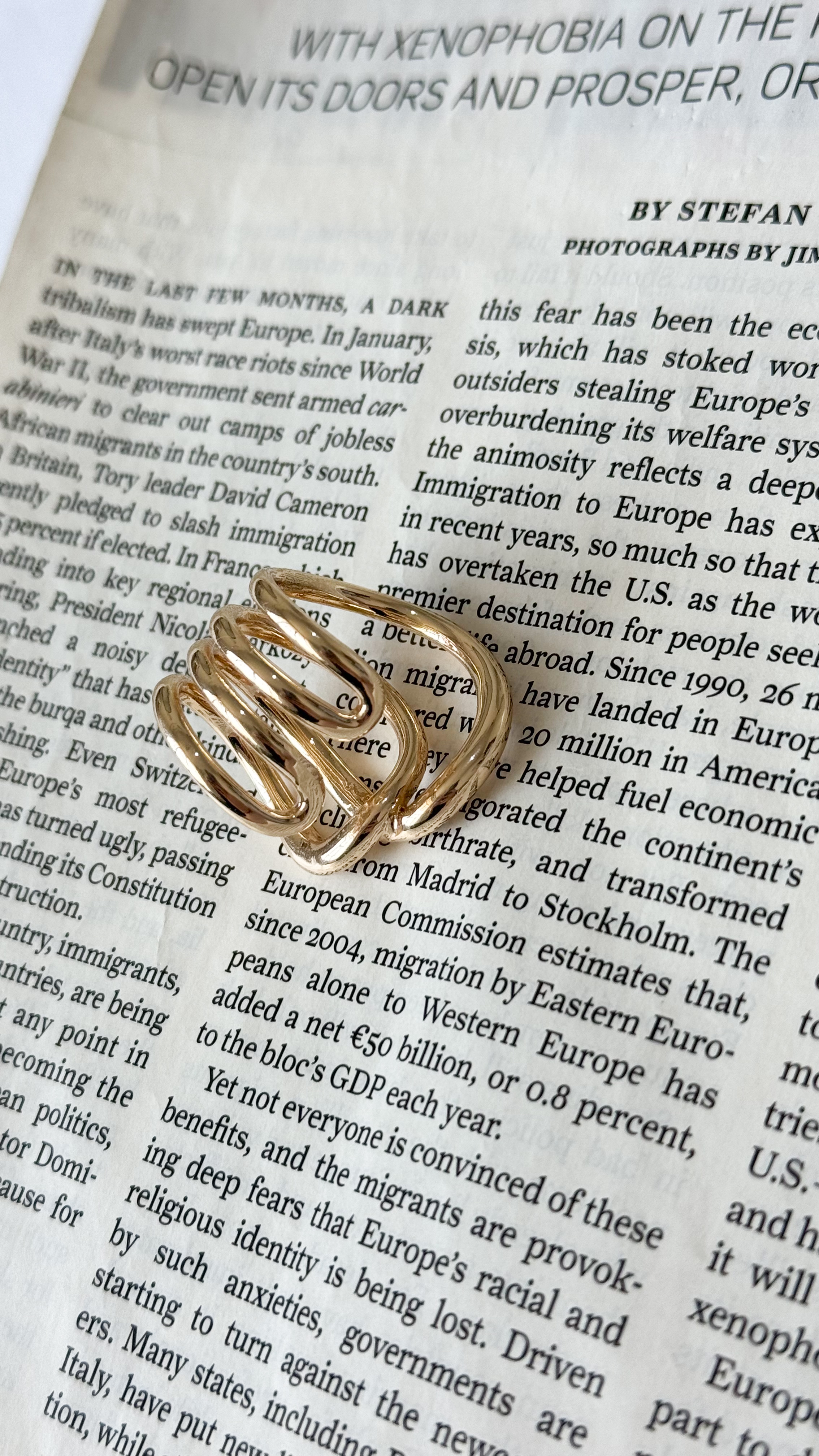 نمای دیگر از انگشتر های رزگلد