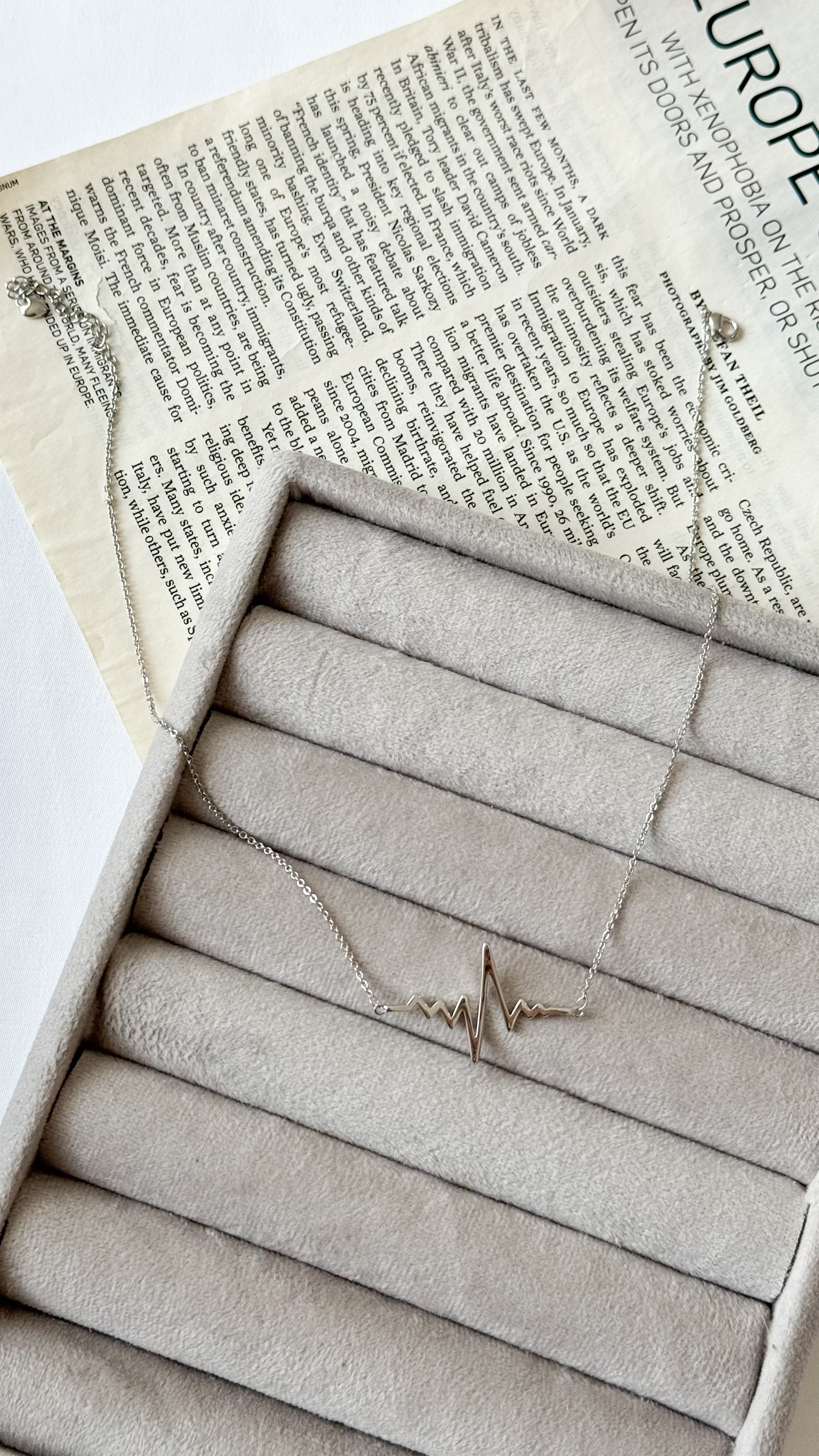 گردنبند سیلور ساده