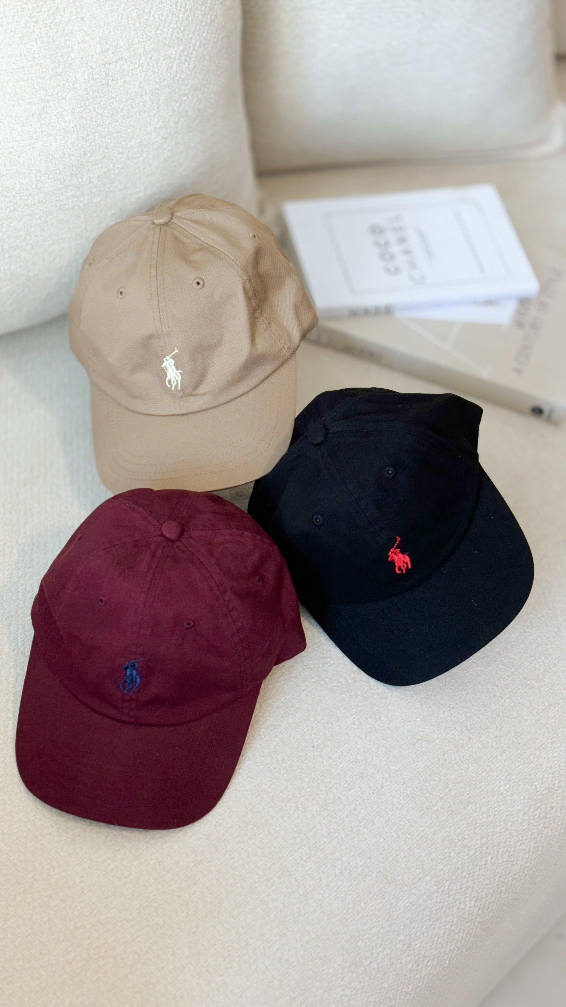 کلاه بیسبالی زنانه گلدوزی POLO